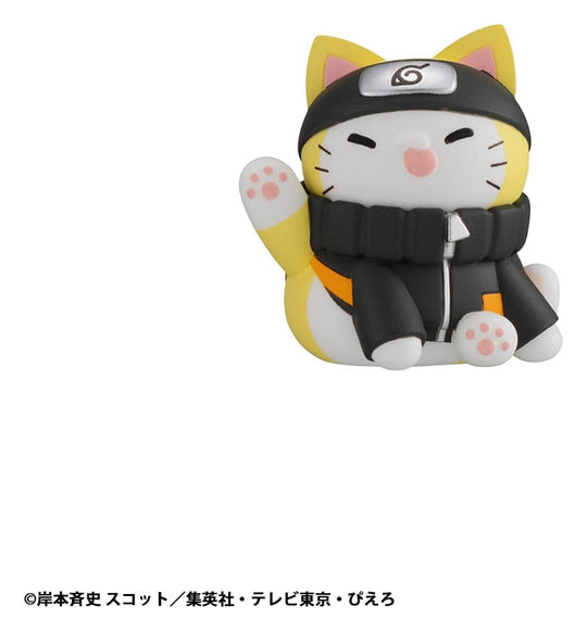 Naruto Shippuden Mega Cat Project Nyaruto! Mini Figures The bond between master and disciple ver. Blind Box Assortment (8) (Repeat)