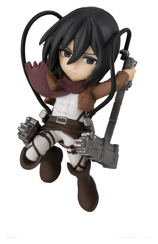 Attack on Titan Tobimas Mini Figures Pack of 6 (with gift)