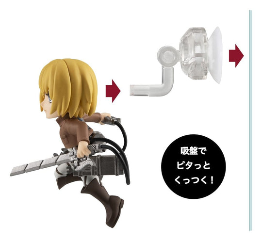 Attack on Titan Tobimas Mini Figures Pack of 6 (with gift)