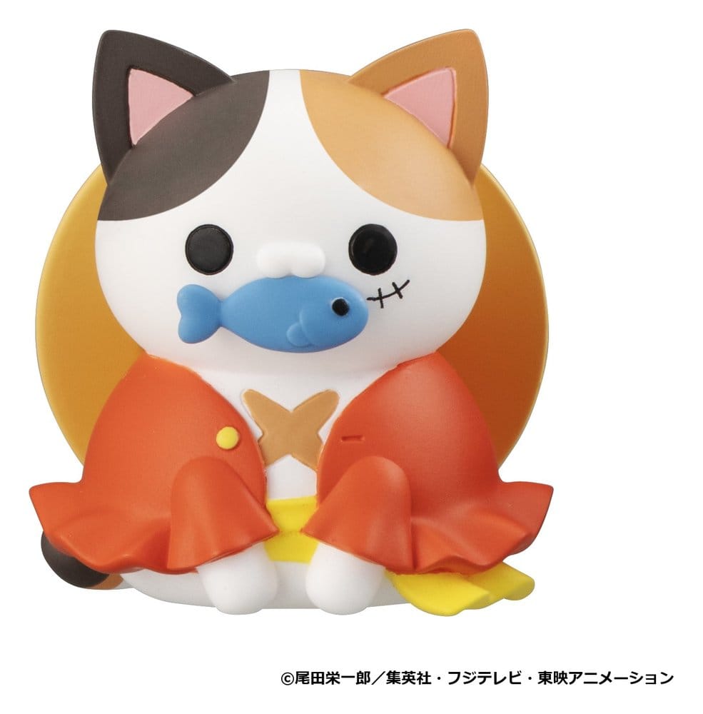One Piece Mega Cat Project Mini Figures NyanPieceNyan! I'm gonna be king of Paw-rates!! Blind Box Assortment (8) (Repeat)