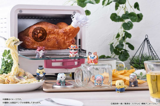 One Piece Mega Cat Project Mini Figures NyanPieceNyan! I'm gonna be king of Paw-rates!! Blind Box Assortment (8) (Repeat)