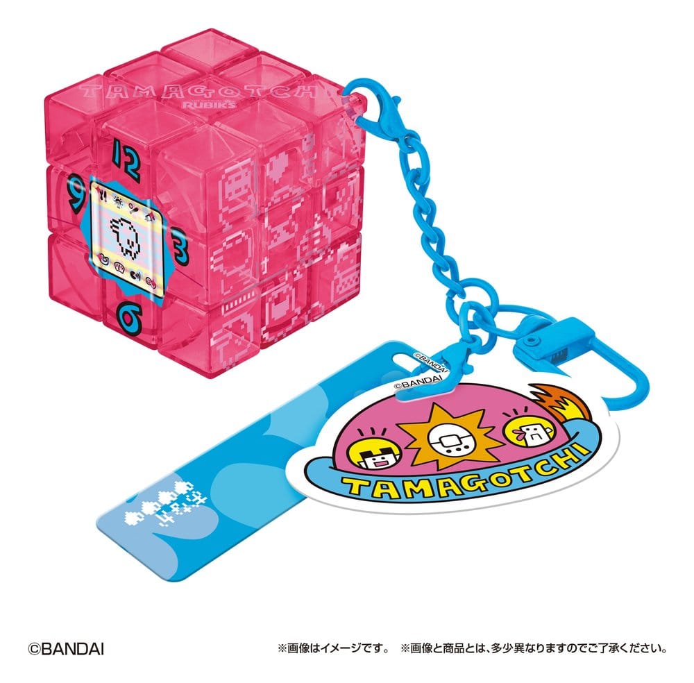 Rubik's ID Keychains Tamagotchi Blind Box Display (6)