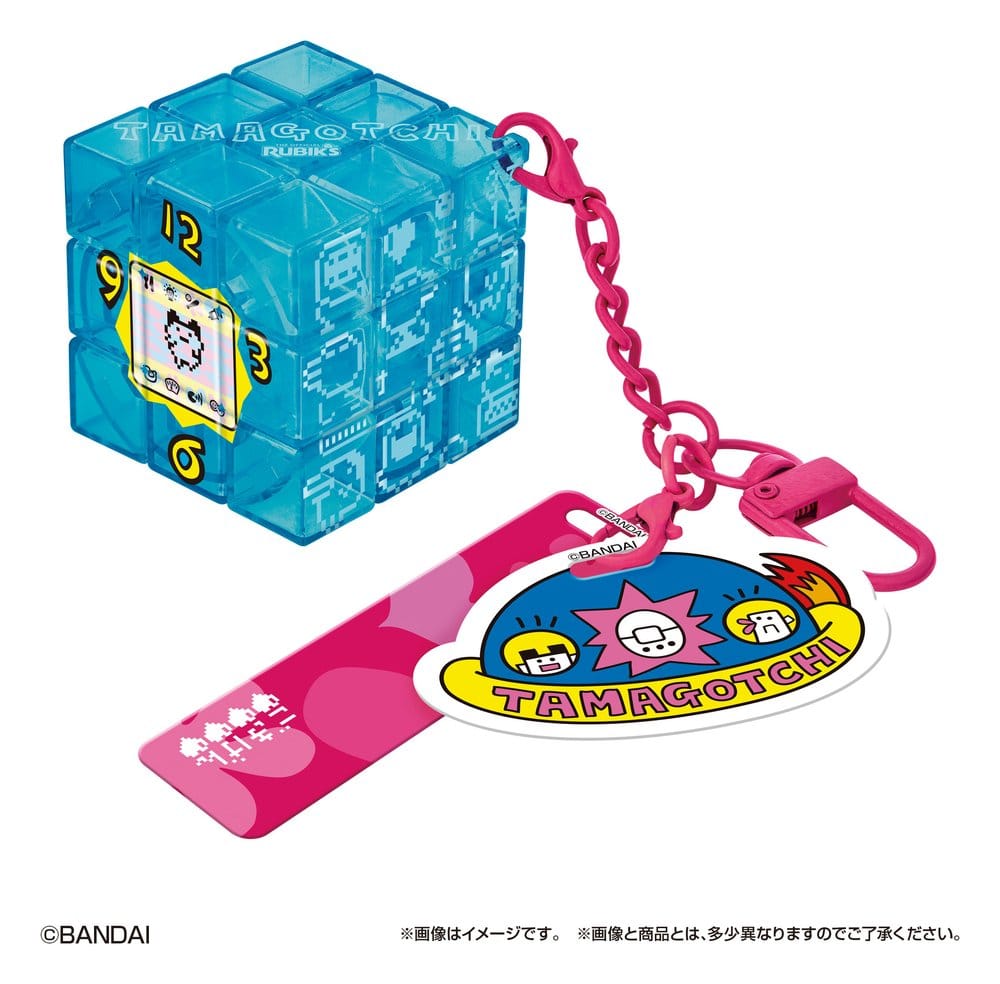 Rubik's ID Keychains Tamagotchi Blind Box Display (6)