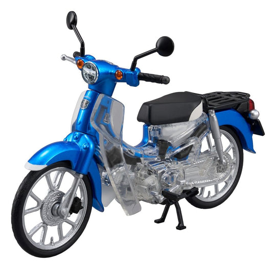Honda Kaitanics Plastic Model Kit Super Cub 110 Glint Wave Blue Metalic