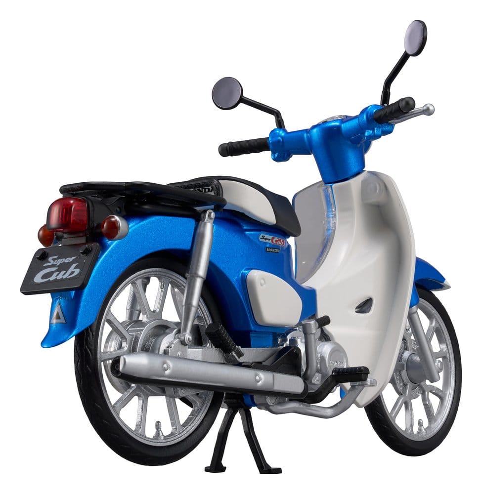 Honda Kaitanics Plastic Model Kit Super Cub 110 Glint Wave Blue Metalic