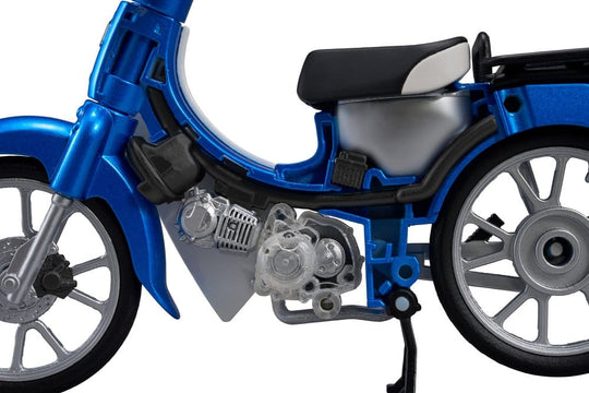 Honda Kaitanics Plastic Model Kit Super Cub 110 Glint Wave Blue Metalic