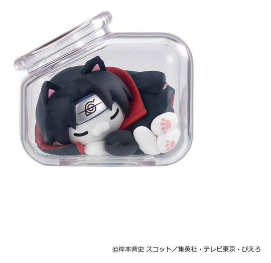 Naruto Shippuden Mega Cat Project Mini Figures Good Night Nyaruto! Gathering Akatsuki Edition Vol. 2 6 cm Blind Box Display (8)