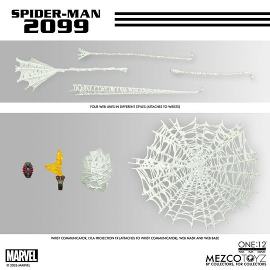 Marvel Comics One:12 Collective Action Figure 1/12 Spider-Man 2099 17 cm