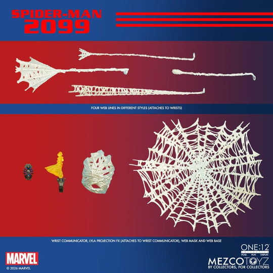 Marvel Comics One:12 Collective Action Figure 1/12 Spider-Man 2099 17 cm