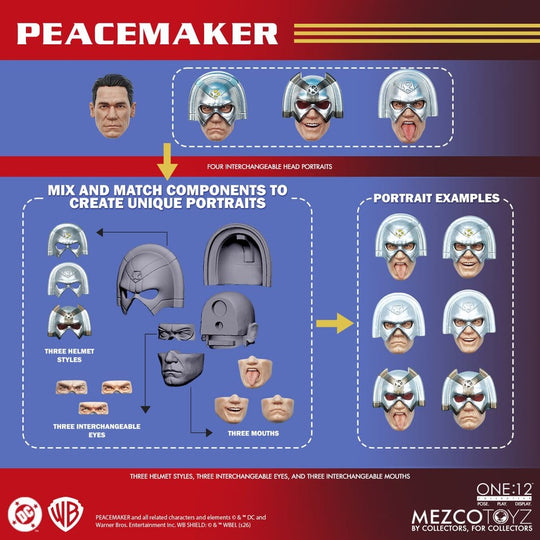 DC Comics One:12 Collective Action Figure 1/12 Peacemaker 17 cm