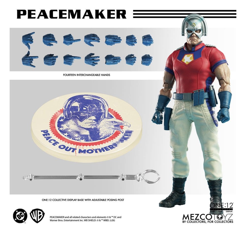 DC Comics One:12 Collective Action Figure 1/12 Peacemaker 17 cm
