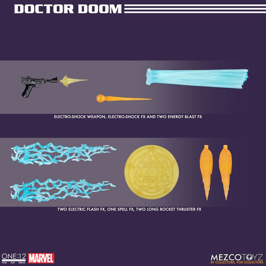Marvel Action Figure 1/12 Doctor Doom 17 cm
