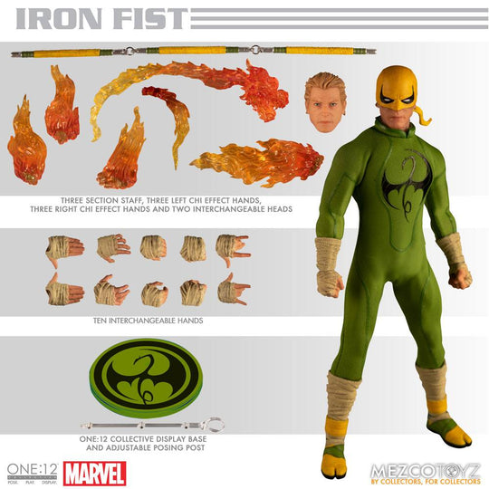 Marvel Comics One:12 Collective Action Figure 1/12 Iron Fist 17 cm