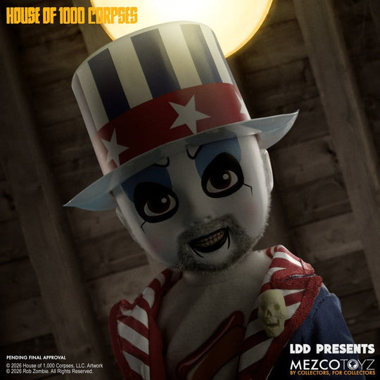 House of 1000 Corpses LDD Presents Doll Captain Spaulding 25 cm