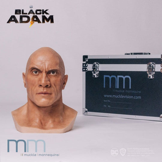 Black Adam Life-Size Bust Silicone Head