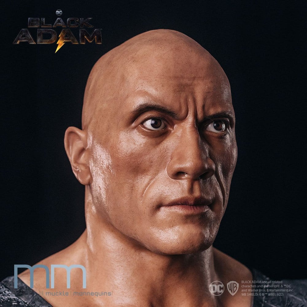 Black Adam Life-Size Bust Silicone Head