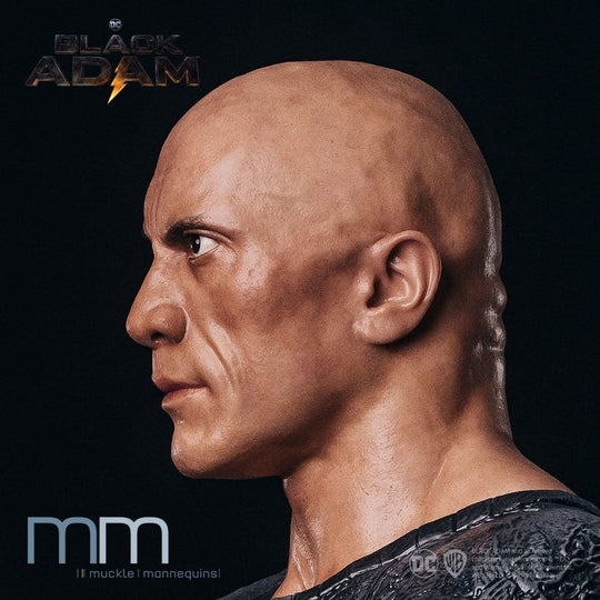 Black Adam Life-Size Bust Silicone Head