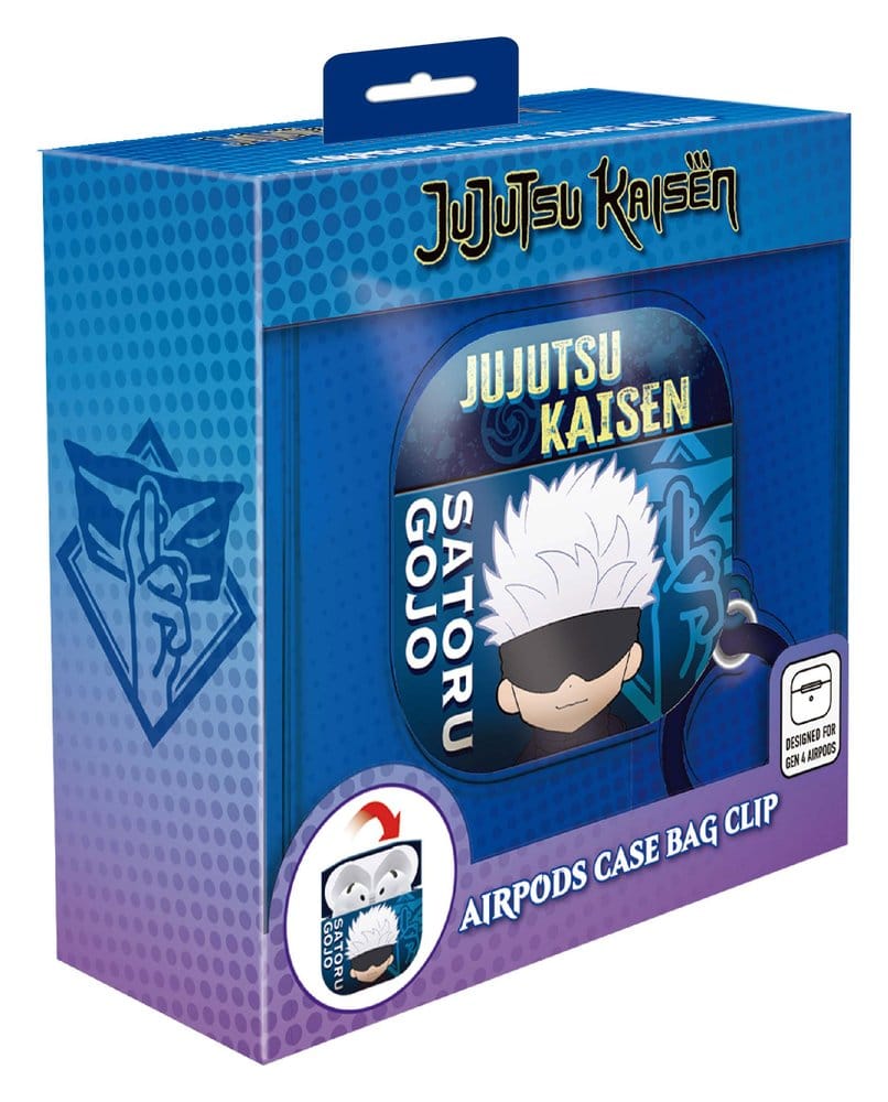 Jujutsu Kaisen 3D Foam Airpods Case Bag Clip Gojo Display (12)