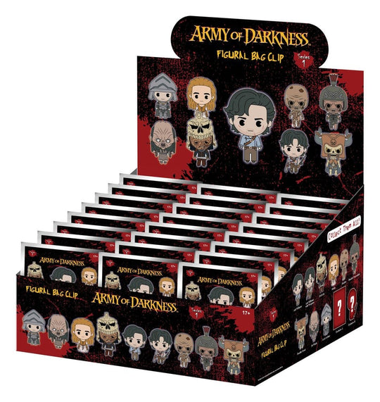 Army of Darkness 3D PVC Bag Clips Series 1 Blind Bag Display (24)