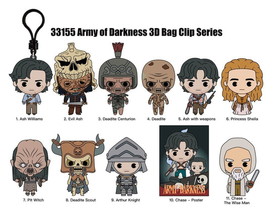 Army of Darkness 3D PVC Bag Clips Series 1 Blind Bag Display (24)