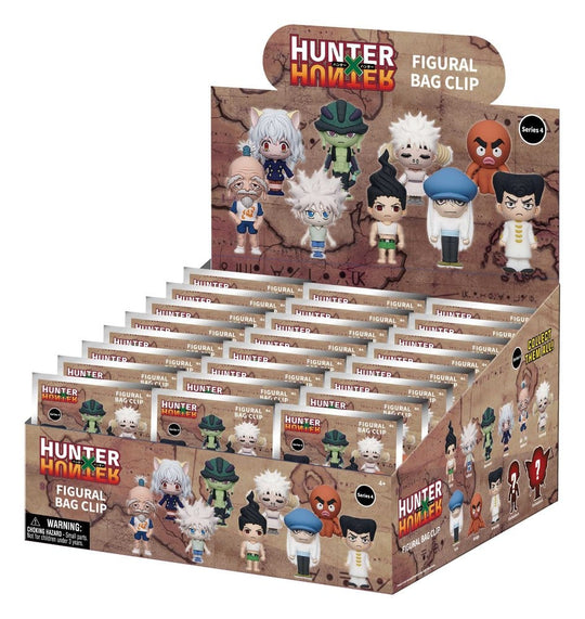 Hunter x Hunter 3D PVC Bag Clips Series 4 Blind Bag Display (24)