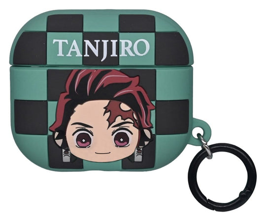 Demon Slayer 3D Foam Airpods Case Bag Clip Tanjiro Display (12)