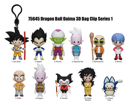 Dragon Ball Daima 3D PVC Bag Clips Series 1 Blind Bag Display (24)