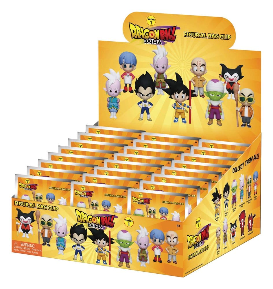Dragon Ball Daima 3D PVC Bag Clips Series 1 Blind Bag Display (24)