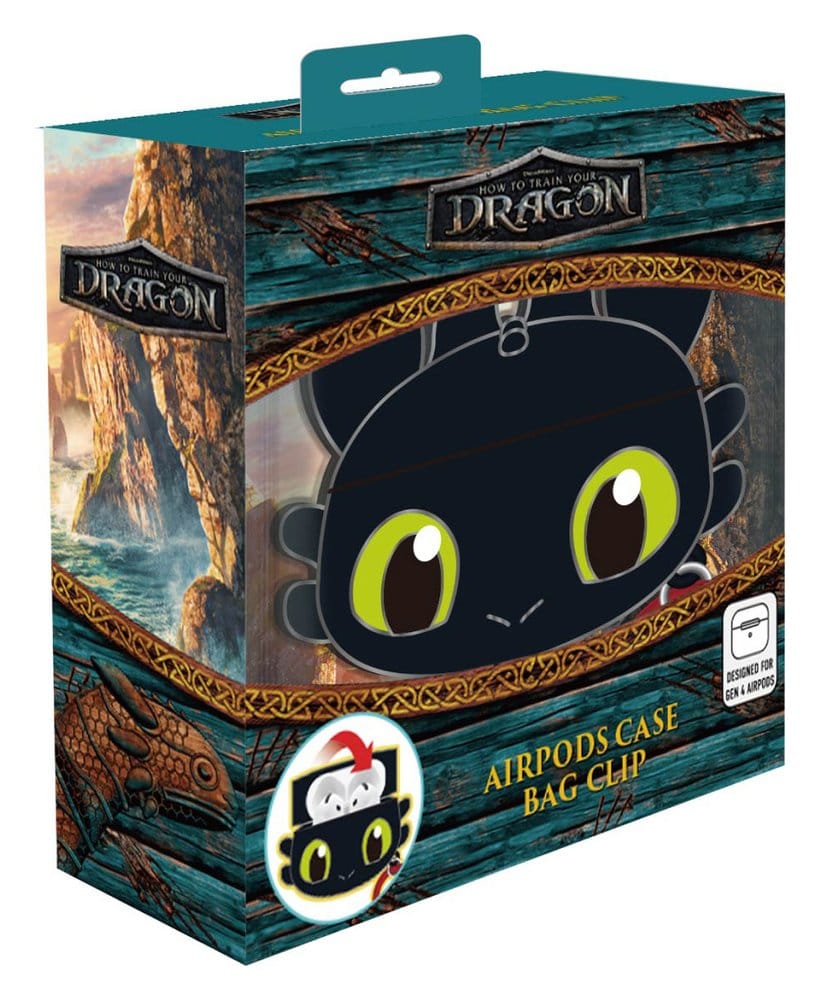 How to Train Your Dragon 3D Foam Airpods Case Bag Clip Toothless Display (12)