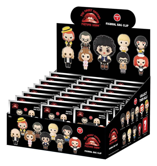 The Rocky Horror Picture Show 3D PVC Bag Clips Series 1 Blind Bag Display (24)