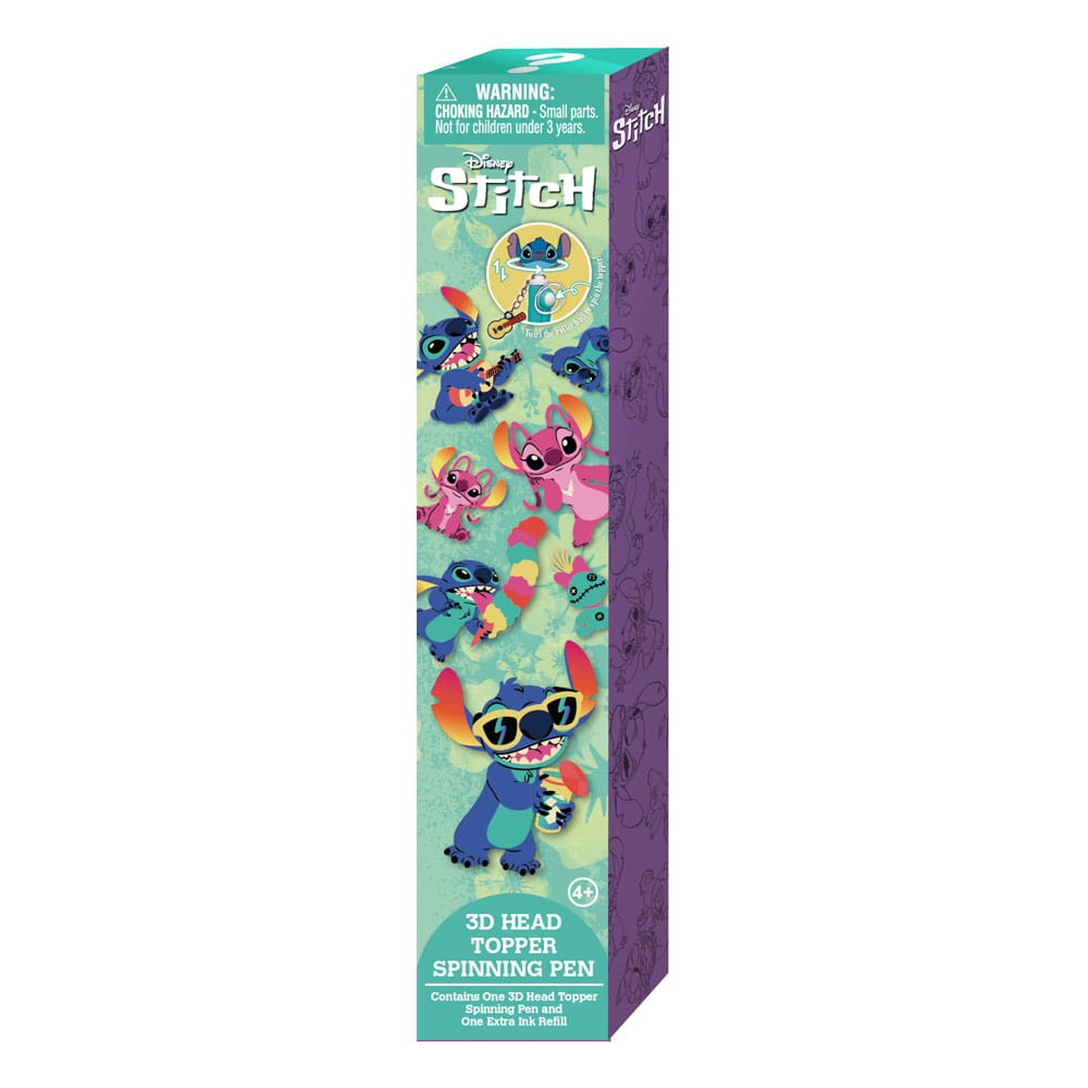 Lilo & Stitch  3D Head Topper Spinning Pen Stitch Display (12)