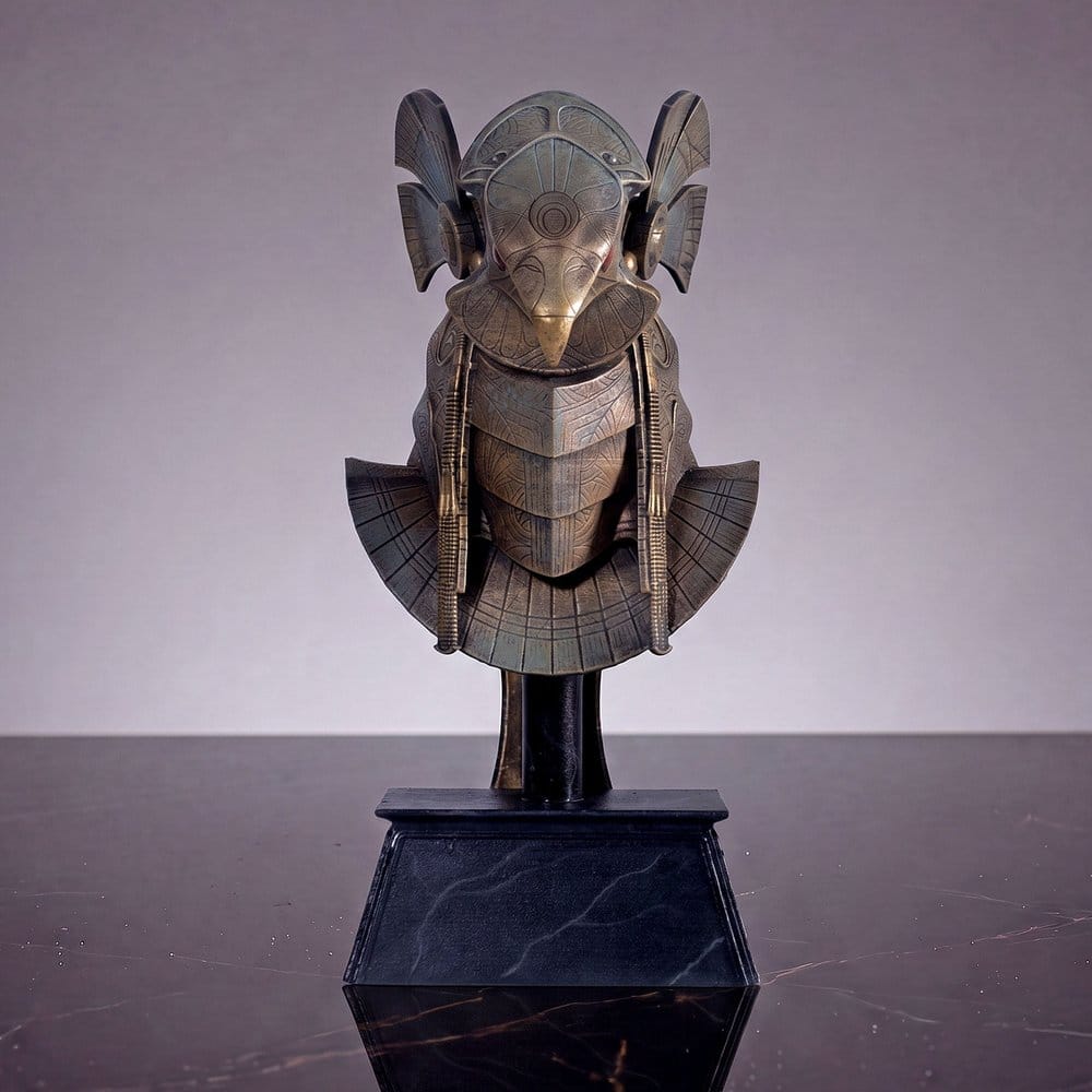 Stargate Desktop Replica Helmet Replica Horus Guard Helmet 15 cm
