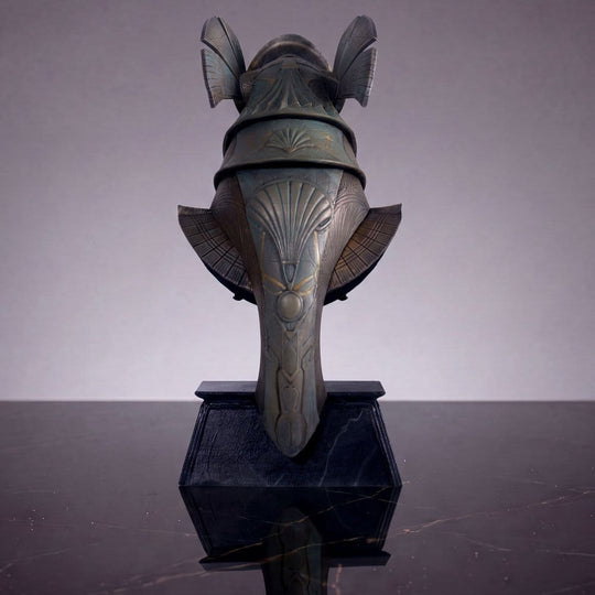 Stargate Desktop Replica Helmet Replica Horus Guard Helmet 15 cm