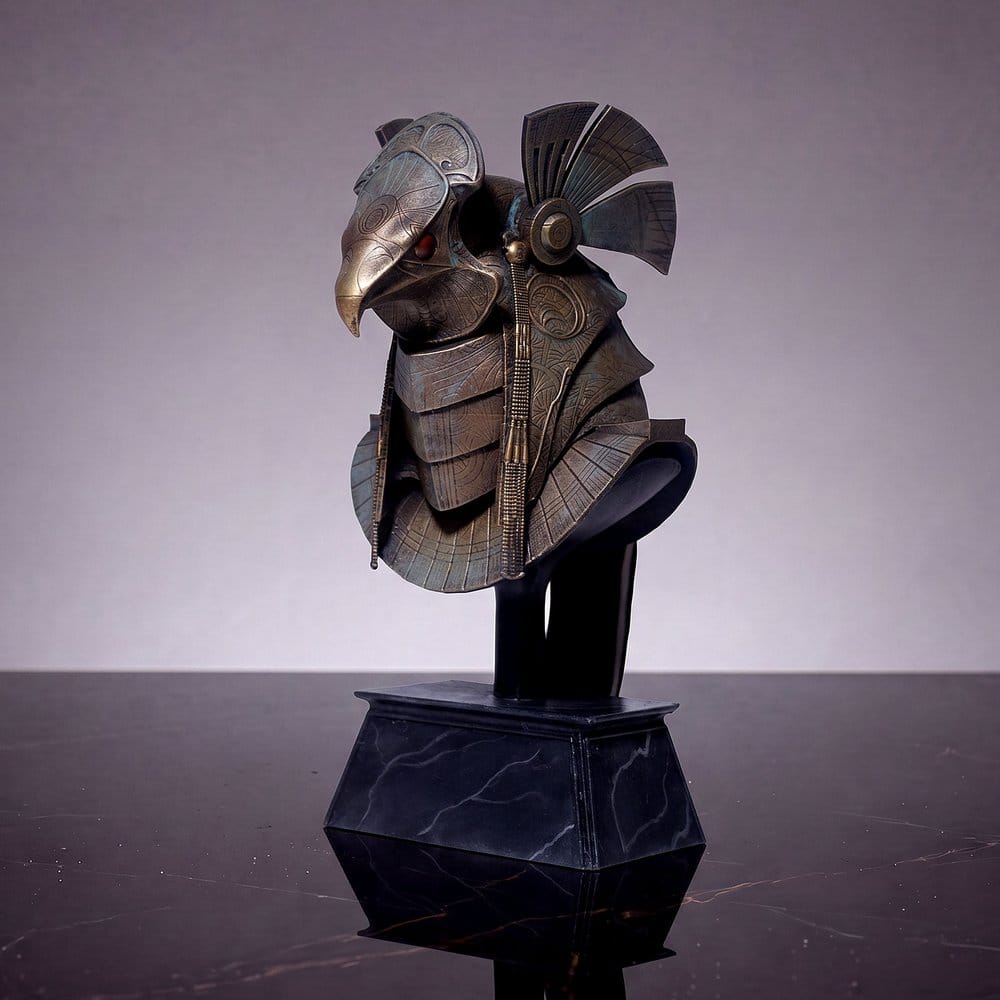 Stargate Desktop Replica Helmet Replica Horus Guard Helmet 15 cm