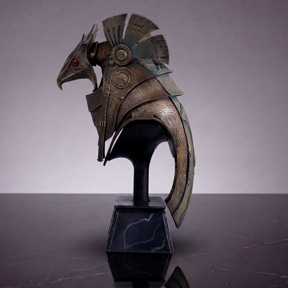 Stargate Desktop Replica Helmet Replica Horus Guard Helmet 15 cm
