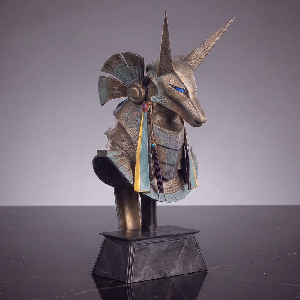 Stargate Desktop Replica Helmet Replica Jackal Guard Helmet Anubis 15 cm