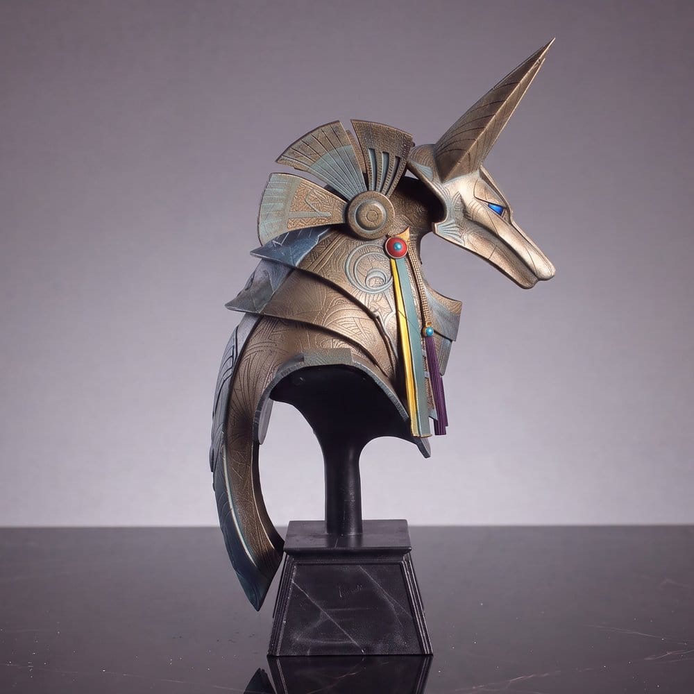 Stargate Desktop Replica Helmet Replica Jackal Guard Helmet Anubis 15 cm