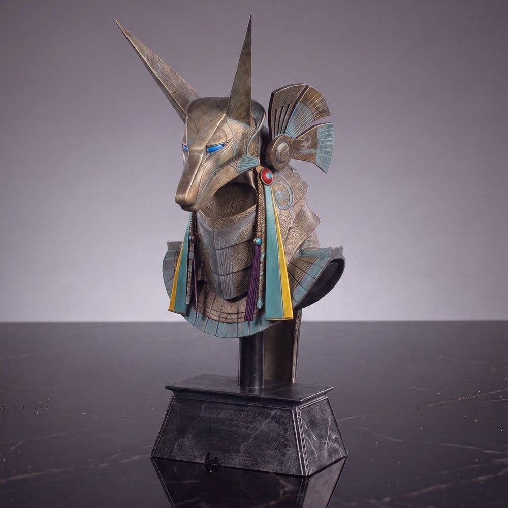 Stargate Desktop Replica Helmet Replica Jackal Guard Helmet Anubis 15 cm