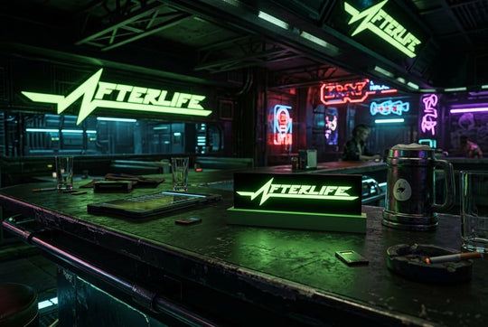 Cyberpunk 2077 Logo Light Afterlife 8 cm