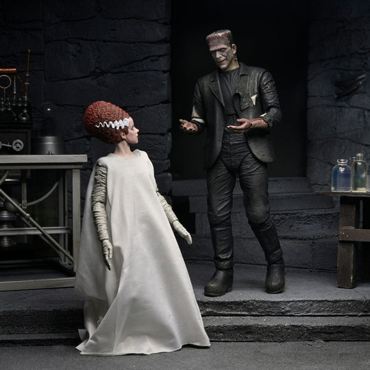 Universal Monsters Action Figures 2-Pack Bride of Frankenstein 90th Anniversary The Monster & His Mate 18 cm