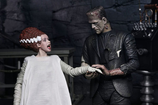 Universal Monsters Action Figures 2-Pack Bride of Frankenstein 90th Anniversary The Monster & His Mate 18 cm