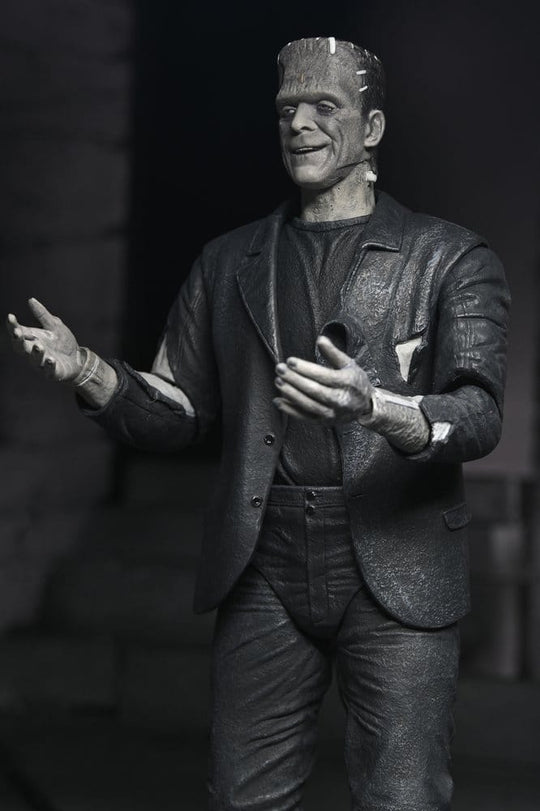 Universal Monsters 2-Pack Action Figure Bride of Frankenstein 90th Anniversary The Monster & His Mate (B&W) 18 cm