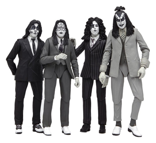 KISS Action Figures 4-Pack Dressed to Kill Album Cover 18 cm