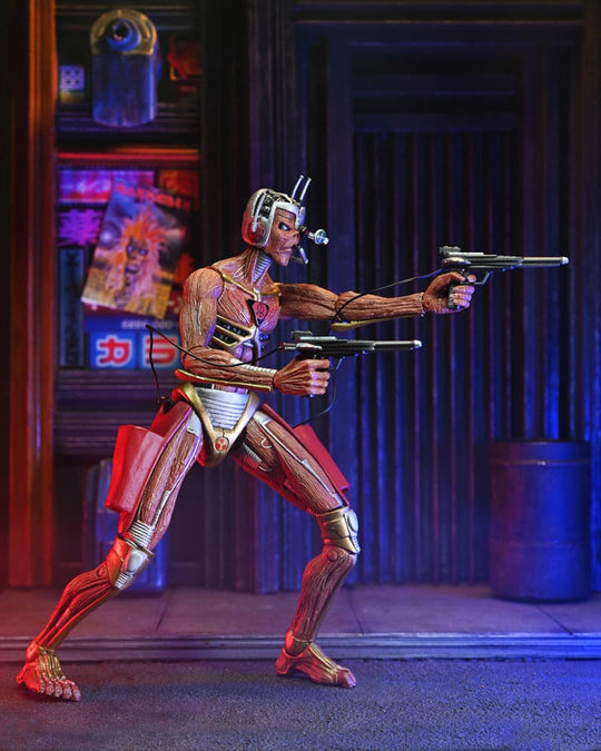 Iron Maiden Future Past World Tour Ultimate Action Figures 2-Pack Senjutsu Eddie and Somewhere in Time Eddie 18 cm