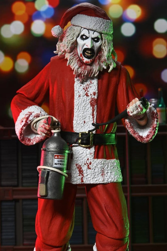 Terrifier 3 Action Figure Ultimate Santa Suit Art the Clown (Bloody Version) 18 cm