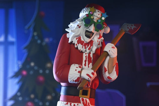 Terrifier 3 Toony Terrors Action Figure Santa Suit Art the Clown (Bloody Version) 15 cm