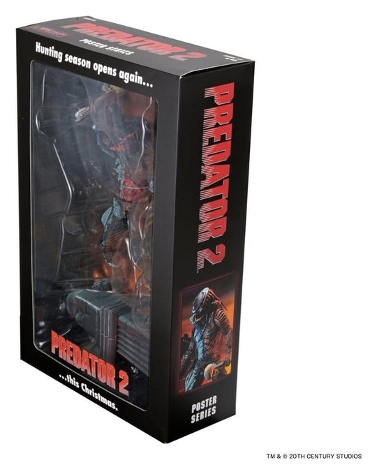 Predator 2 Action Figure City Hunter Poster Series 18 cm