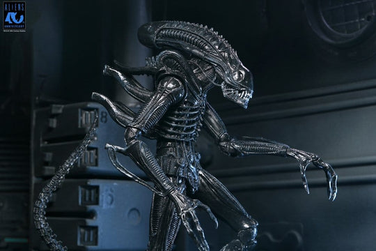 Aliens Ultimate Action Figure Warrior (1986) Xenomorph Black (40th Anniversary) 23 cm