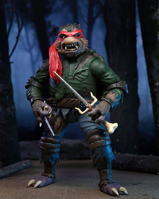 Universal Monsters/Teenage Mutant Ninja Turtles Action Figure Raphael as the Wolfman 18 cm