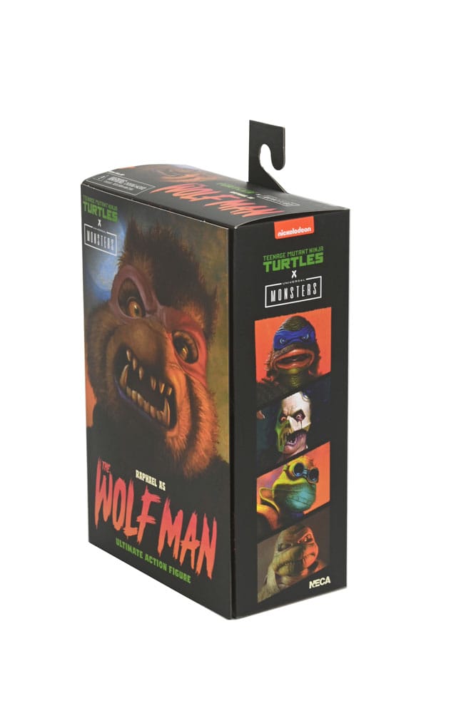 Universal Monsters/Teenage Mutant Ninja Turtles Action Figure Raphael as the Wolfman 18 cm